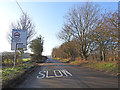 TG0814 : Signage on Heath Road, Hockering by Adrian S Pye