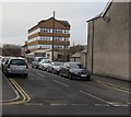 On-street parking, Claude Road, Caerphilly