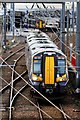 Train leaving Ayr Railway Station