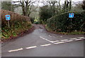 Dead-end side road south of Llangenny, Powys