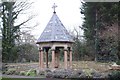 The Reeve Memorial well head