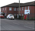 Queen Elizabeth II pillarbox on the corner of Parklands, Bedwas