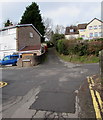 Crossroads at the northern end of Church Street, Bedwas