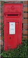 SS7698 : King George V postbox in a Neath Road wall, Tonna by Jaggery