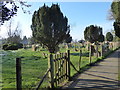 St Mary, Ticehurst: gate to the lower churchyard