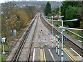 Railway west from Woodmansterne station