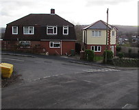 ST1789 : Rectory Road houses, Bedwas by Jaggery