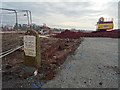 Milestone and building site at Tunnel Hill