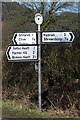 Old Direction Sign - Signpost by Sansaw Road, Sansaw Heath, Hadnall Parish