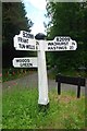 Old Direction Sign - Signpost by the B2099, Station Road, Wadhurst Parish