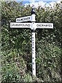 Old Direction Sign - Signpost near Trevithick, St Ewe Parish