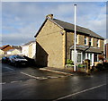 Two name signs on a Church Street corner, Bedwas