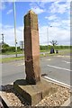 SJ7908 : Old Milestone by the A41 at Bell Inn, Tong Norton by A Reade/M Faherty