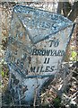 Old Milepost by the A465, Eau Withington