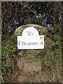 Old Milestone by the B5068, Pentre Madoc, east of St Martins