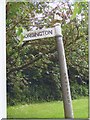 ST6923 : Old Direction Sign - Signpost by the A357, Horsington by Milestone Society