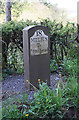 Replacement Milestone by the A396, near Bury Castle