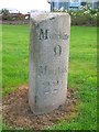 Old Milestone by the A77, Whitletts roundabout, Ayr