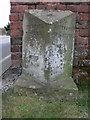 SD3103 : Old Milestone by the A565, Tristram's Farm, Ince Blundell by J Higgins