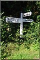 Old Direction Sign - Signpost near Peasmarsh Place, Peasmarsh