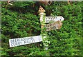 Old Direction Sign - Signpost in Stewley, Beercrocombe Parish