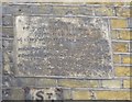 TQ3381 : Old Boundary Marker in Brushfield Street, London E1 by Milestone Society