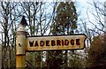 Old Direction Sign - Signpost, Pennard, St Breock Parish