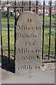 Old Milestone by the A6, Ardwick Green