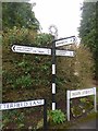 Old Direction Sign - Signpost by Main Street, Norton Lindsey