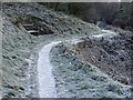 Wintry path on the Malvern Hills