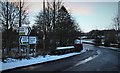 A873 road junction with B826