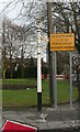 Old Direction Sign - Signpost by the B5213, Urmston Lane, Stretford