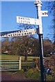 Old Direction Sign - Signpost by the A371, Woodborough Road, Winscombe