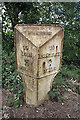 Old Milepost by the A40, east of Glewstone, Marstow Parish