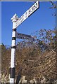 Old Direction Sign - Signpost by the B3153, Langport Road, Somerton