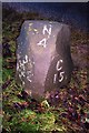 Old Milestone by the B6357, Dinlabyre