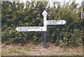 Old Direction Sign - Signpost, Lambrook Gate, West Lambrook