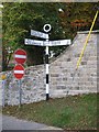 Old Direction Sign - Signpost by School Bank, Middleton Tyas Parish