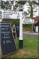 Old Direction Sign - Signpost by the A269, High Street, Ninfield Parish