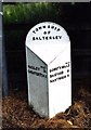 Old Milepost by the B5500, Balterley Parish