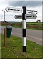 Old Direction Sign - Signpost by the B3079, Nomansland, Landford Parish