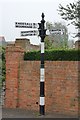 Old Direction Sign - Signpost in Laxton, Laxton and Moorhouse Parish