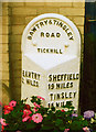 Old Milestone in Northgate, Tickhill