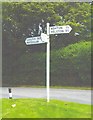 Old Direction Sign - Signpost near Great Work MIne, Germoe