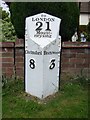 Old Milestone, B1002 (was A12), Roman Road, Mountnessing