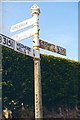 Old Direction Sign - Signpost by the B3151, Cheddar Road