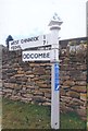 Old Direction Sign - Signpost by East Street, Chiselborough Parish