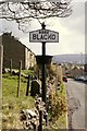 Old Village Signpost by the A682, Blacko Parish