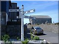 Old Direction Sign - Signpost by the B3306, Nancherrow Hill, St Just Parish