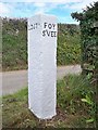 Old Guide Stone north of Tregenna, St Veep Parish